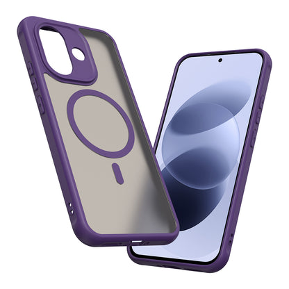 Coque MagSafe pour Xiaomi Redmi Note 17 4G / Note 17 5G, Techsuit, HaloFrost II, violette