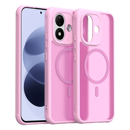 Coque MagSafe pour Xiaomi Redmi Note 17 4G / Note 17 5G, Techsuit, HaloFrost II, rose