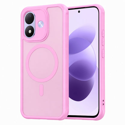 Coque MagSafe pour Xiaomi Redmi Note 17 4G / Note 17 5G, Techsuit, HaloFrost II, rose