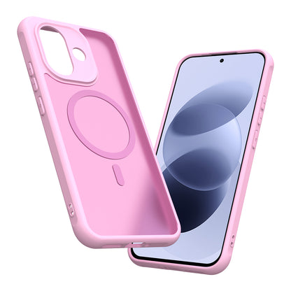 Coque MagSafe pour Xiaomi Redmi Note 17 4G / Note 17 5G, Techsuit, HaloFrost II, rose