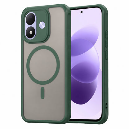 Coque MagSafe pour Xiaomi Redmi Note 17 4G / Note 17 5G, Techsuit, HaloFrost II, verte