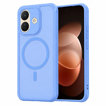 Coque MagSafe pour Xiaomi Redmi Note 17 Pro, Techsuit, HaloFrost II, bleue