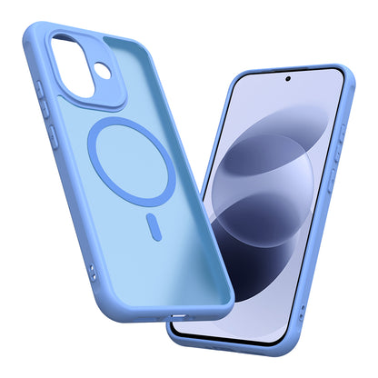 Coque MagSafe pour Xiaomi Redmi Note 17 Pro, Techsuit, HaloFrost II, bleue