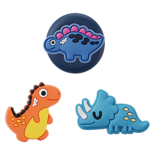 Coque OEM Dinosaure pour Apple AirTag, Lot de 3 pièces, Multicolore
