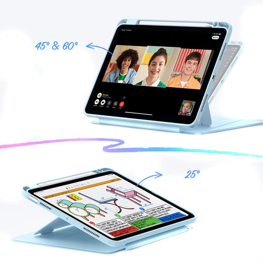 Étui pour Apple iPad Air 13 (2025) / Air 13 (2024), ESR, Flip Hybrid, Bleu