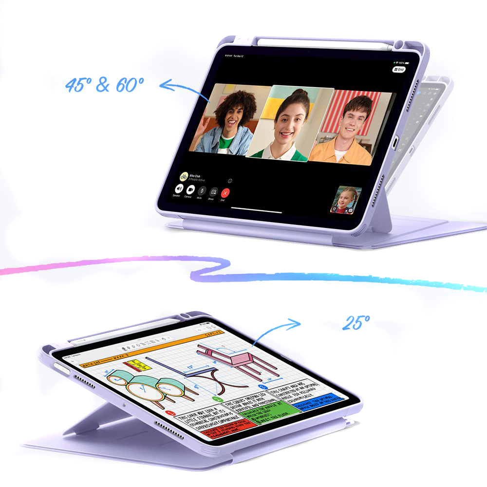 Coque pour Apple iPad Air 13 (2026) / Air 13 (2025) / Air 13 (2024), ESR, Flip Hybrid, Violet
