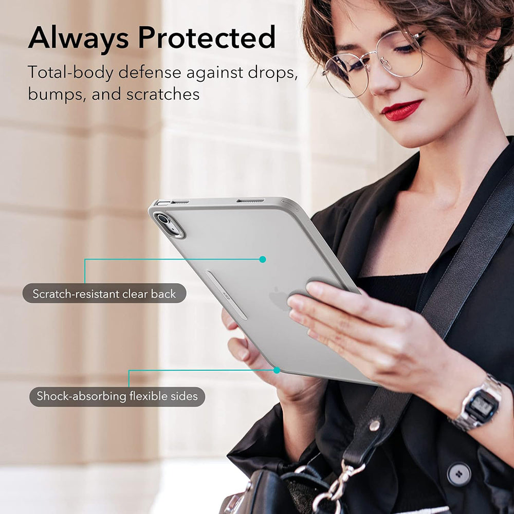 Étui pour Apple iPad (2025) / (2022), ESR, Ascend Hybrid, Gris