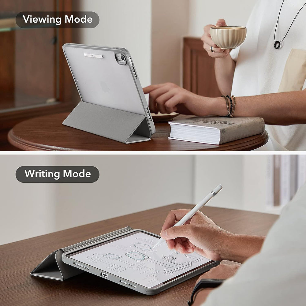 Étui pour Apple iPad (2025) / (2022), ESR, Ascend Hybrid, Gris