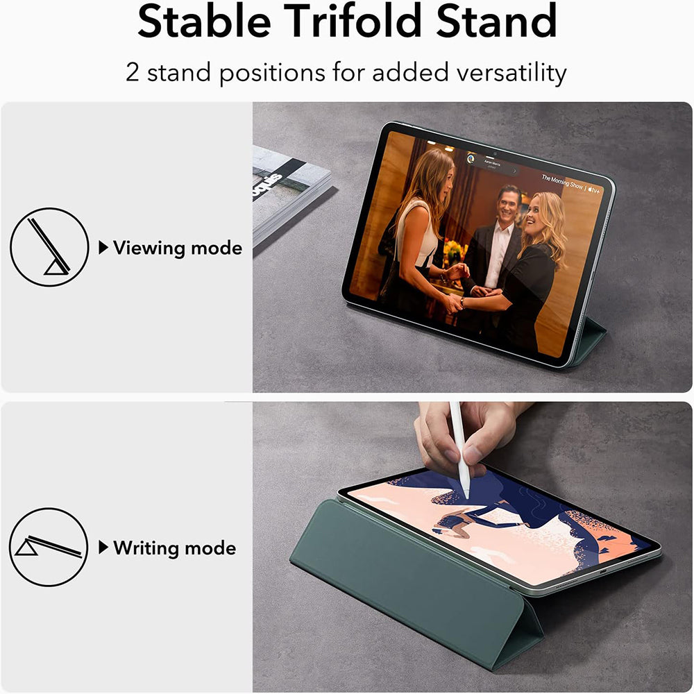 Étui pour Apple iPad (2025) / (2022), ESR, Rebound, Vert Satiné