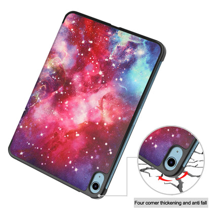 Coque pour Apple iPad (2025) / (2022), Techsuit, FoldPro Galaxy, Multicolore