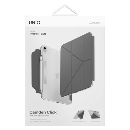 Case for Apple iPad (2025), UNIQ, Camden Click, Gray