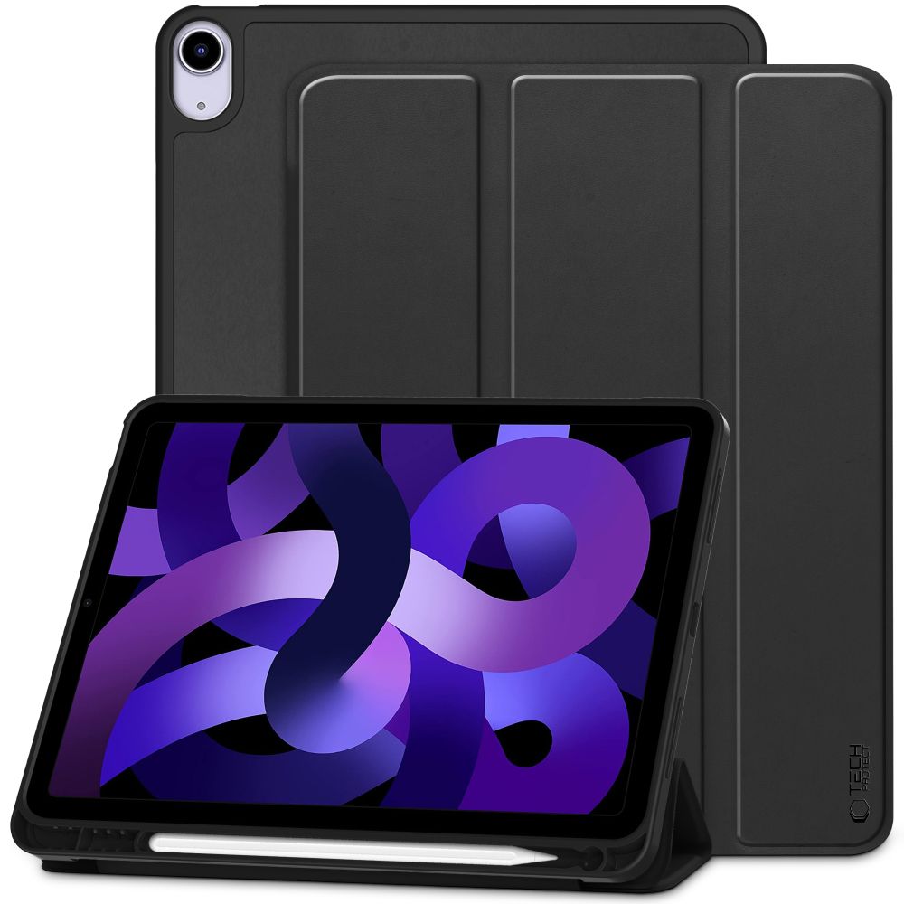 Étui pour Apple iPad iPad Air 11 (2024) / Air (2022) / Air (2020), Tech-Protect, SC PEN, Noir 