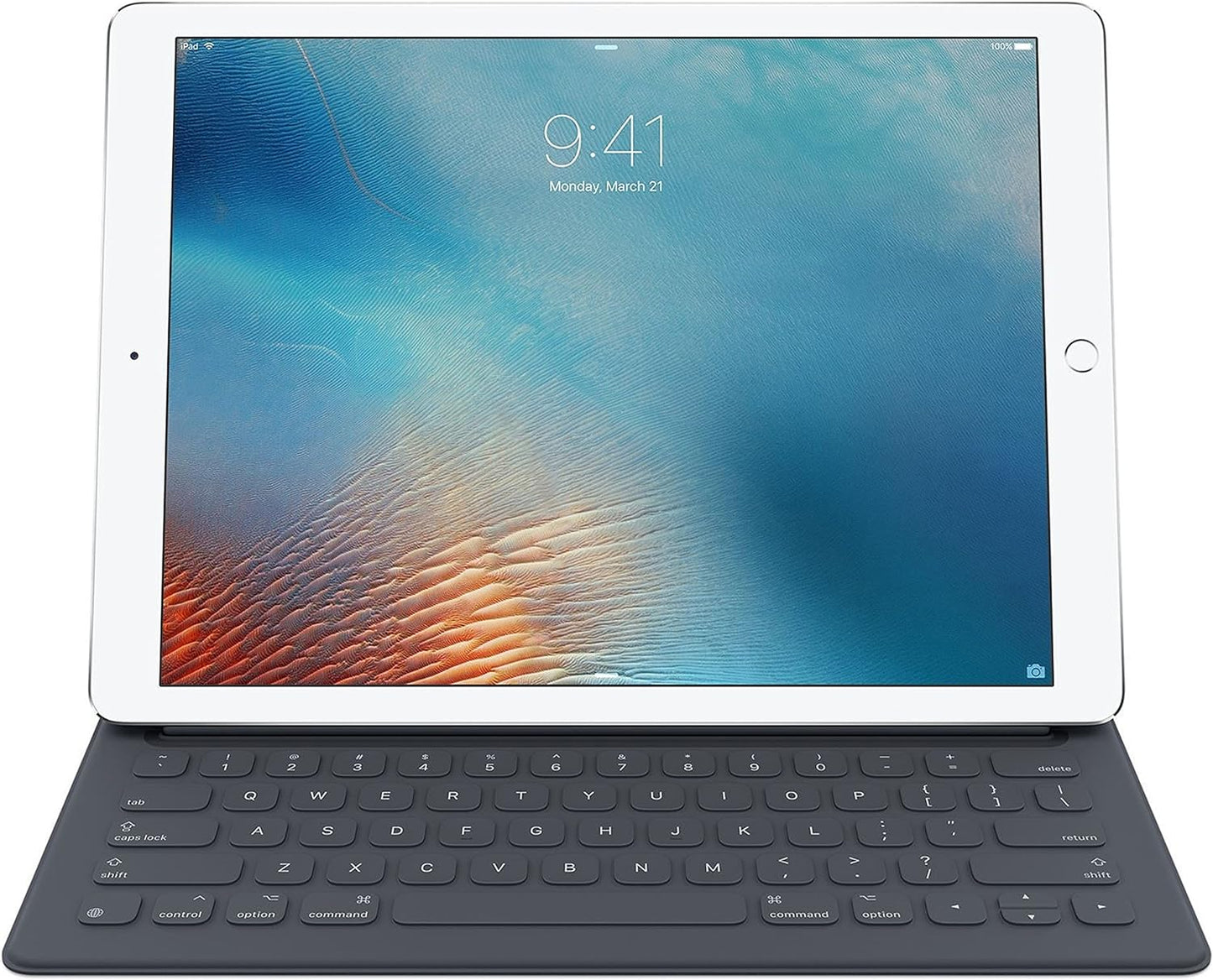 Étui pour Apple iPad Pro 9.7 (2016), Smart Keyboard Folio, Qwerty US Layout, noir MM2L2ZM/A 