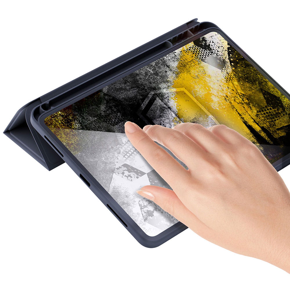 Housse pour Apple iPad (2025) / (2022), 3MK, Soft Tablet, Noire