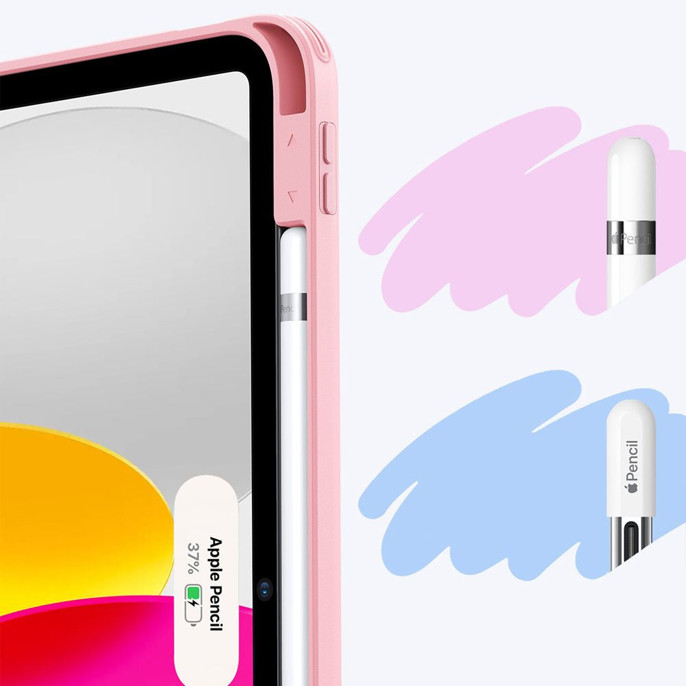 Case for Apple iPad (2025) / (2022), ESR, Flip Hybrid, Pink