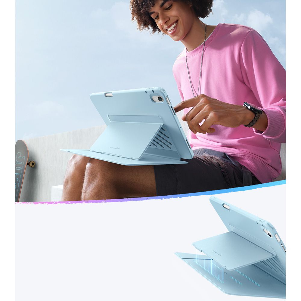 Case for Apple iPad Air 13 (2026) / Air 13 (2025) / Air 13 (2024), ESR, Flip Hybrid, Blue