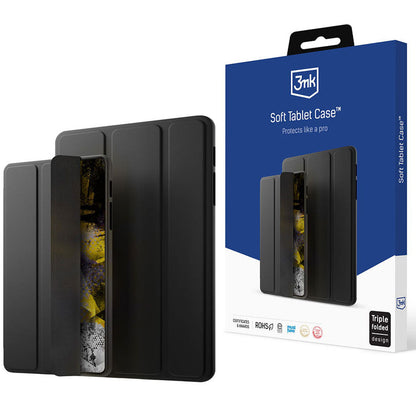 Housse pour Apple iPad (2025) / (2022), 3MK, Soft Tablet, Noire