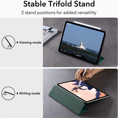Étui pour Apple iPad Air 11 (2024) / Air (2022) / Air (2020) / Pro 11 (2018), ESR, Rebound, Vert Satiné