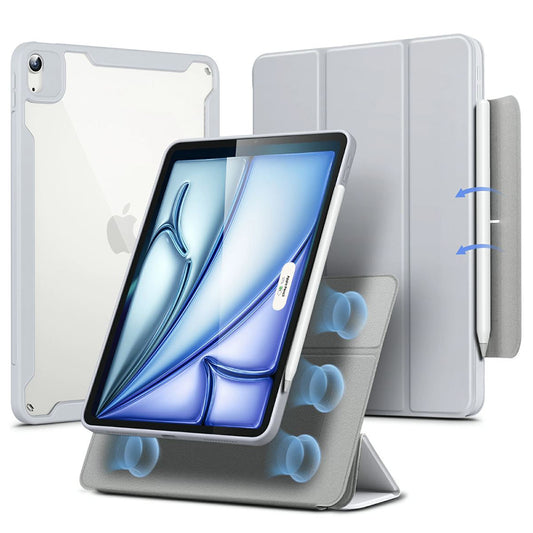Coque pour Apple iPad Air 11 (2026) / iPad Air 11 (2025) / Air 11 (2024) / Air (2022) / Air (2020), ESR, Rebound Hybrid, Gris