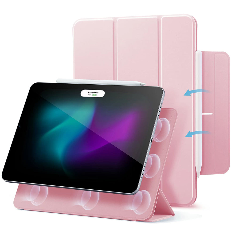 Coque pour Apple iPad Air 13 (2026) / Air 13 (2025) / Air 13 (2024) / Pro 12.9 (2022) / Pro 12.9 (2021), ESR, Rebound, Rose
