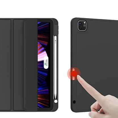 Housse pour Apple iPad Pro 11 (2022) / Pro 11 (2021) / Pro 11 (2020) / Pro 11 (2018), Techsuit, Flex Trifold, Noire