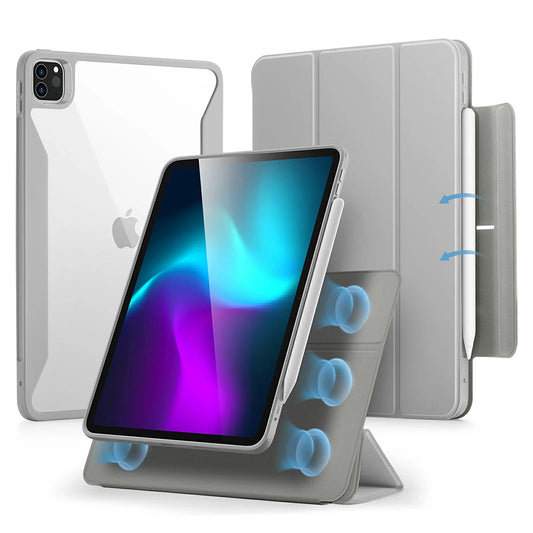 Étui pour Apple iPad Pro 11 (2024), ESR, Rebound Hybrid, Gris