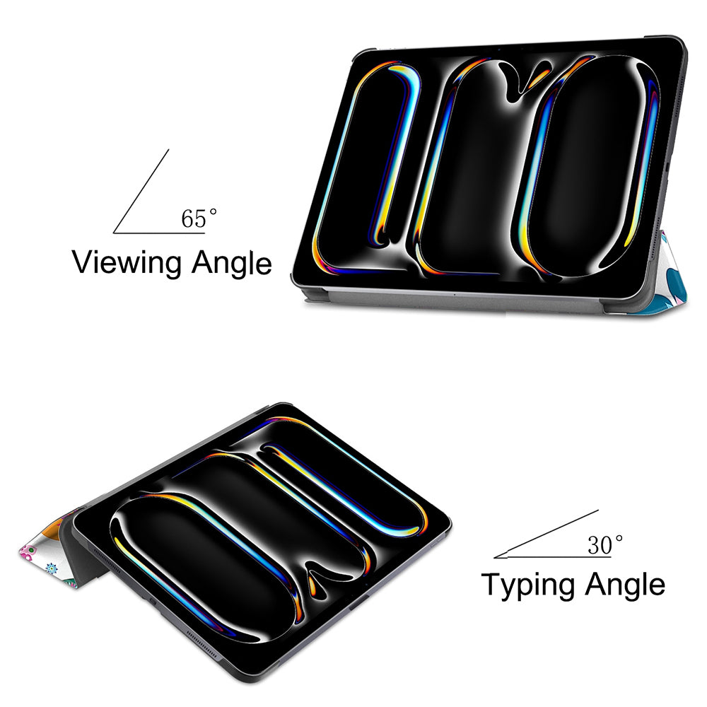 Case for Apple iPad Pro 11 (2024), Techsuit, FoldPro Butterfly, Multicolor