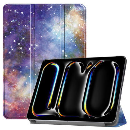 Coque pour Apple iPad Pro 11 (2024), Techsuit, FoldPro Galaxy, Multicolore
