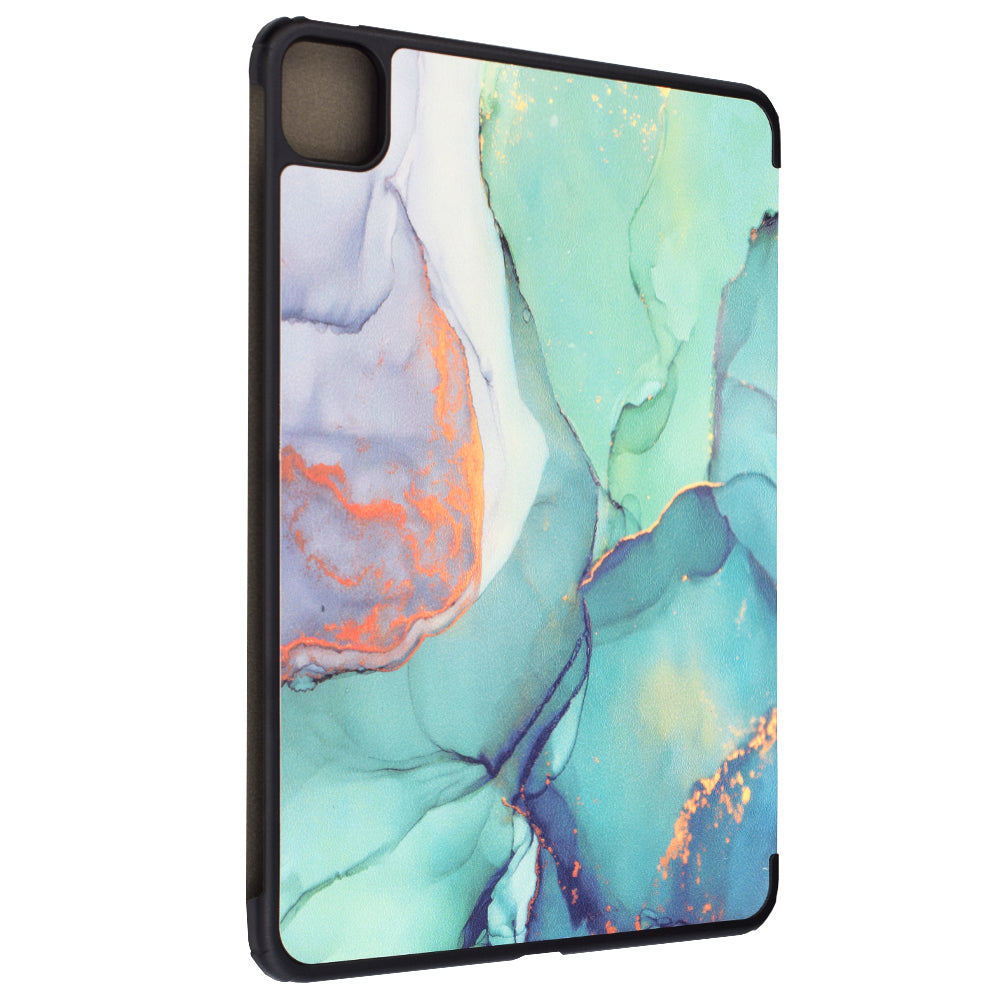 Case for Apple iPad Pro 11 (2024), Techsuit, FoldPro Green Time, Multicolor