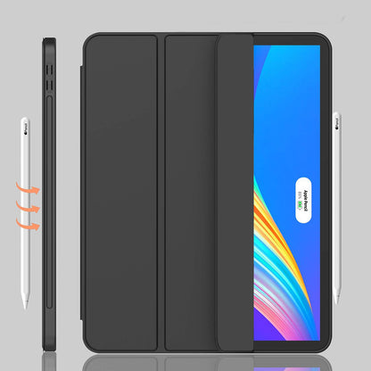 Housse pour Apple iPad Pro 12.9 (2022) / Pro 12.9 (2021) / Pro 12.9 (2020) / Pro 12.9 (2018), Techsuit, Flex Trifold, Noire