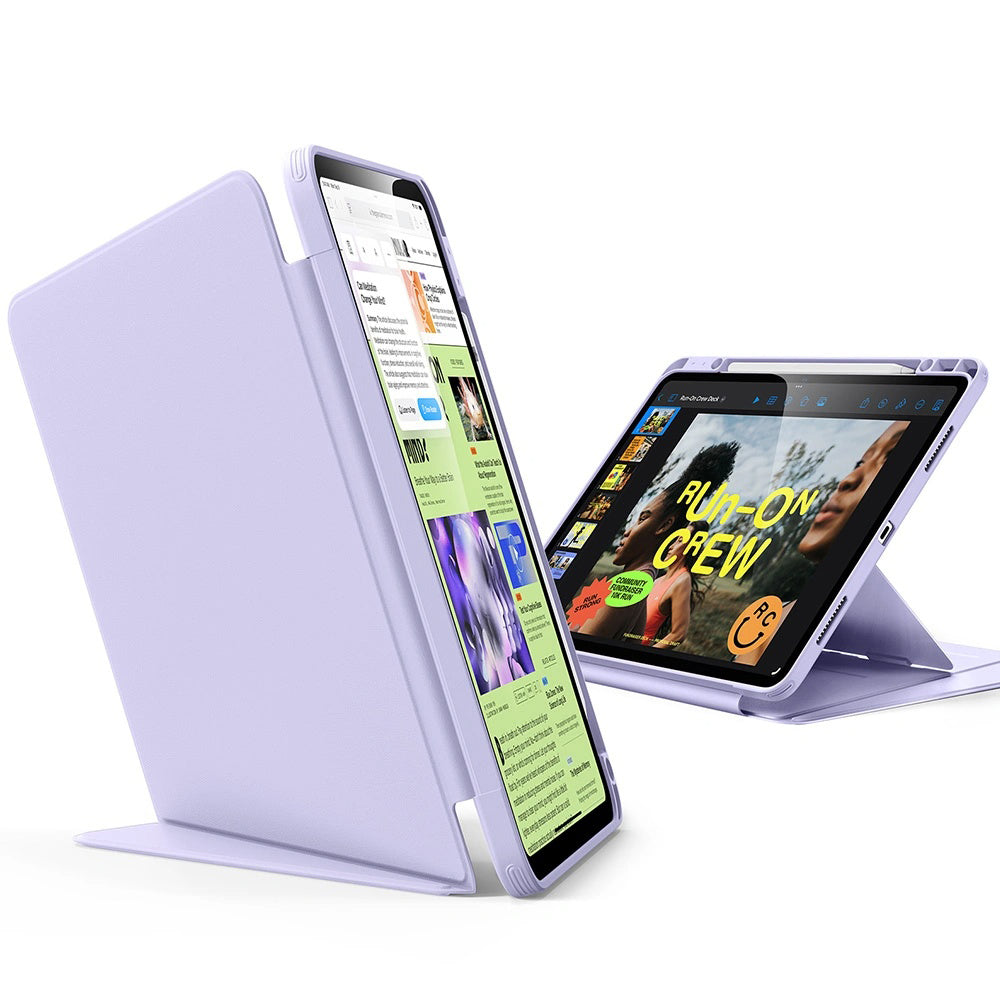 Étui pour Apple iPad Pro 13 (2024), ESR, Flip Hybrid avec porte-stylet, Violet