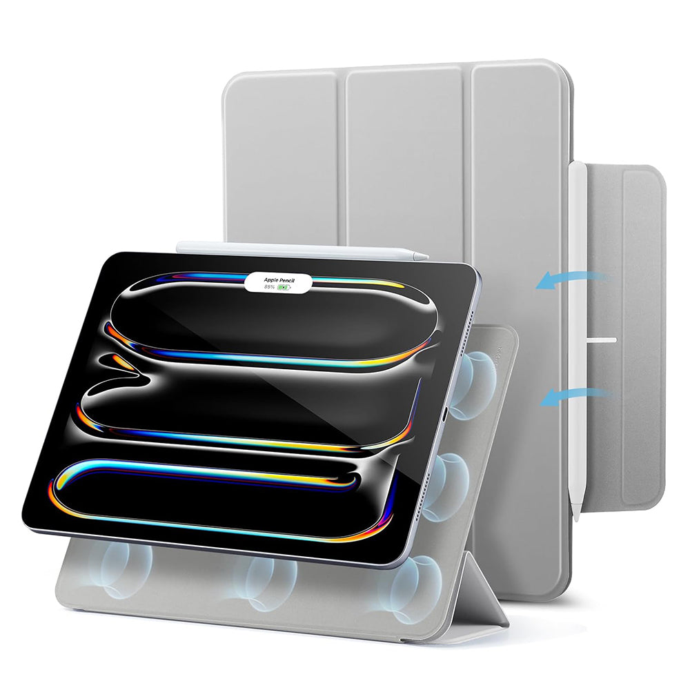 Coque pour Apple iPad Pro 13 (2024), ESR, Rebound, Gris