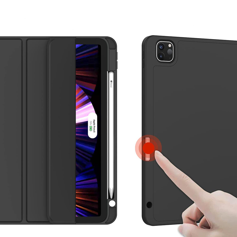 Housse pour Apple iPad Pro 13 (2024), Techsuit, Flex Trifold, Noire