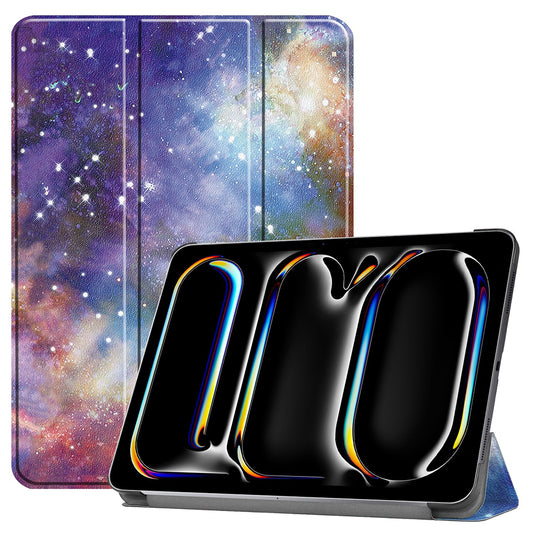 Coque pour Apple iPad Pro 13 (2024), Techsuit, FoldPro Galaxy, Multicolore