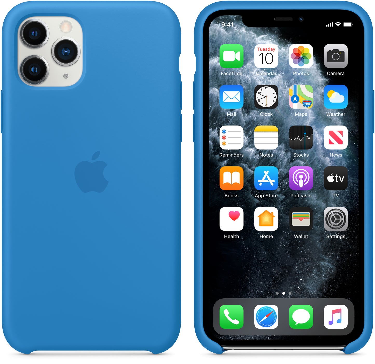 Coque pour Apple iPhone 11 Pro Max, Bleu MY1J2ZE/A 