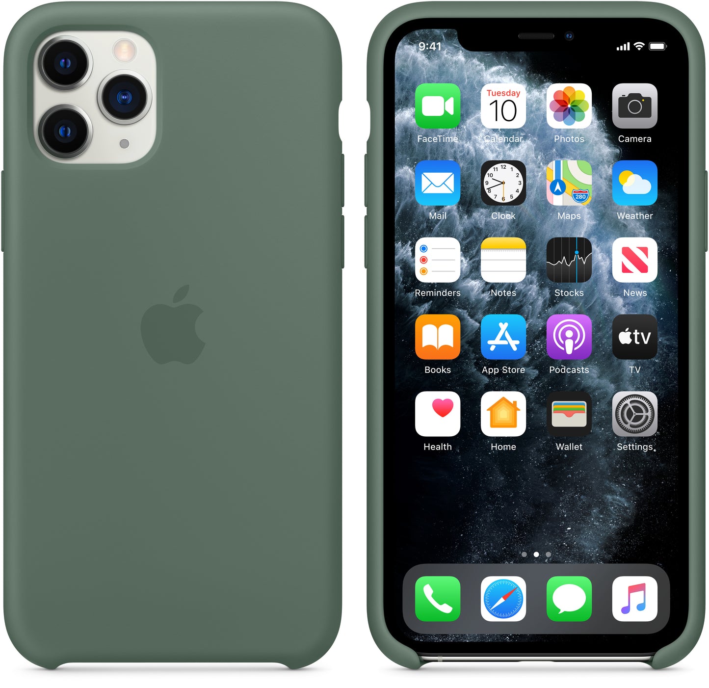 Coque pour Apple iPhone 11 Pro Max, Vert MX012ZE/A 