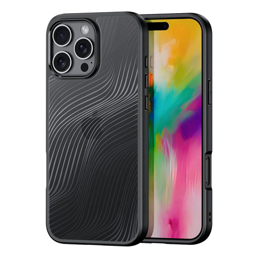 Coque pour Apple iPhone 16 Pro Max, DUX DUCIS, Aimo, Noir 