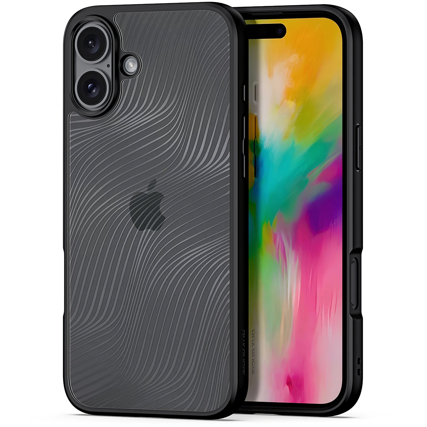 Coque pour Apple iPhone 16, DUX DUCIS, Aimo, Noir 