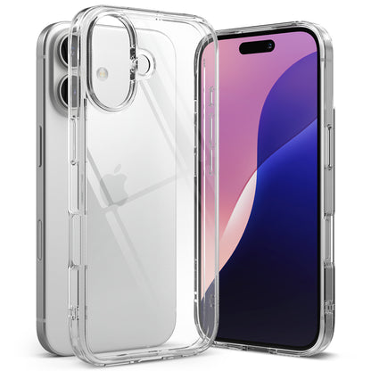 Coque pour Apple iPhone 16, Ringke, Fusion, Transparente 