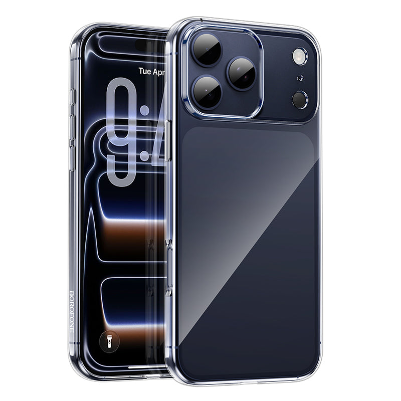Coque pour Apple iPhone 17 Pro Max, Borofone, BI4 Ice, Transparente