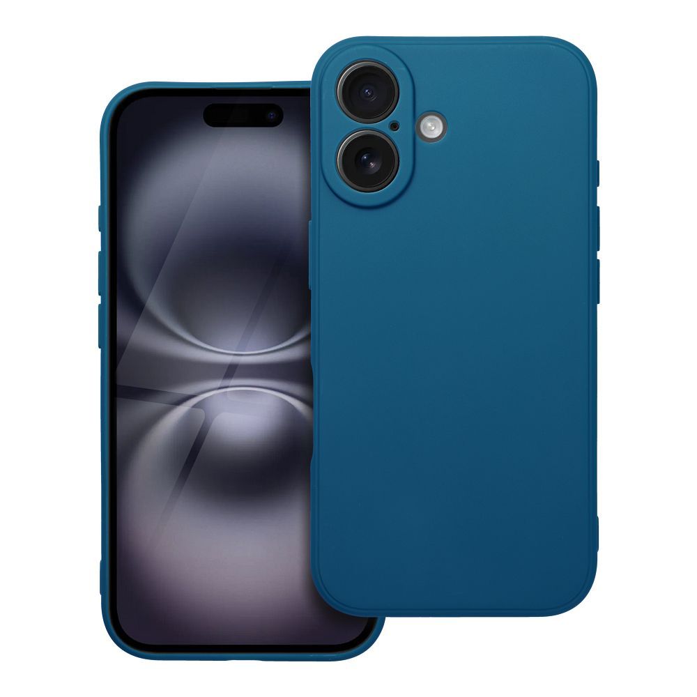 Coque pour Apple iPhone 16, OEM, Mat, Bleue