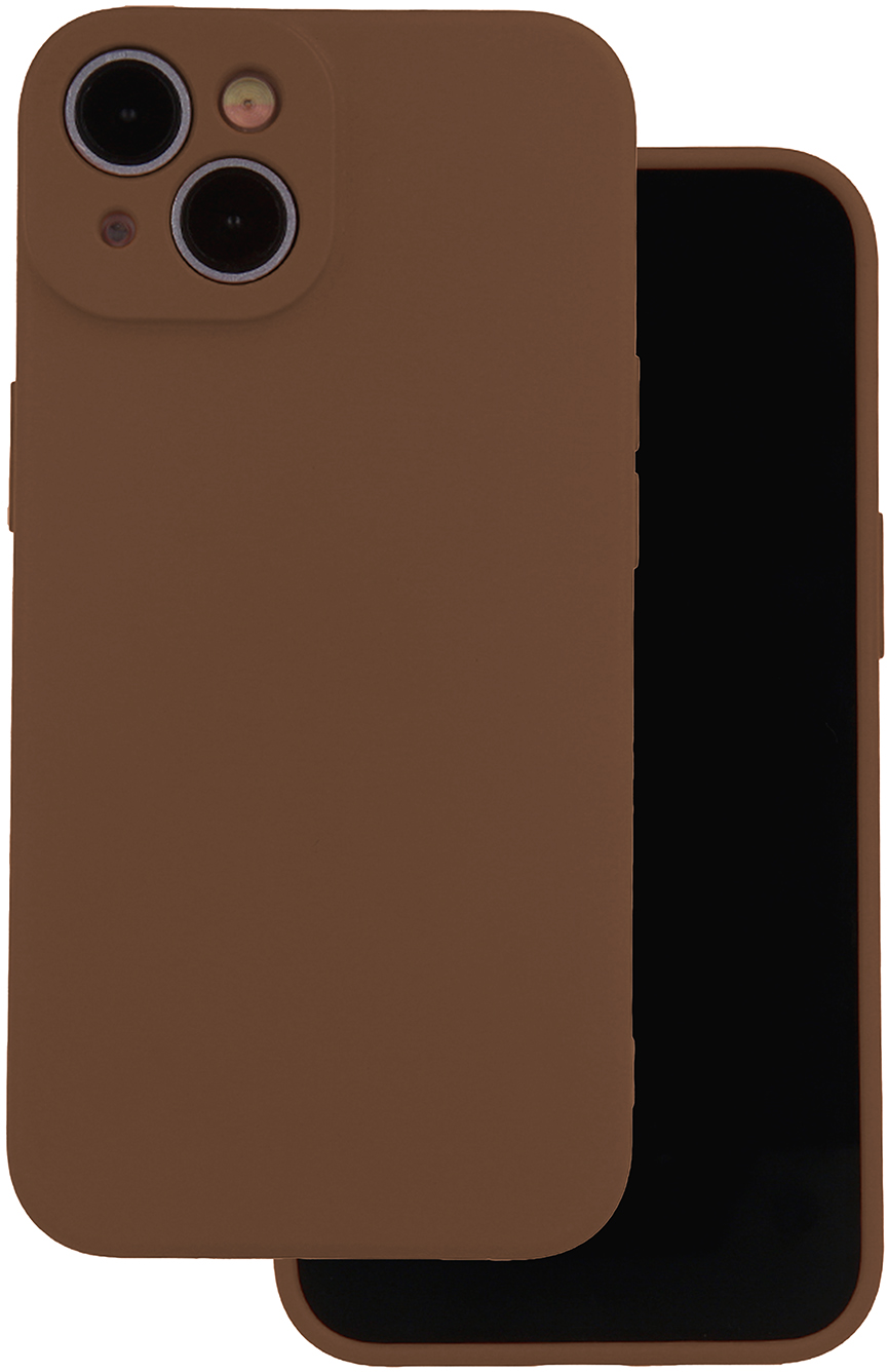 Coque pour Apple iPhone 18 Pro / 17 Pro, OEM, Silicone, Marron