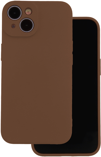 Coque pour Apple iPhone 18 Pro / 17 Pro, OEM, Silicone, Marron