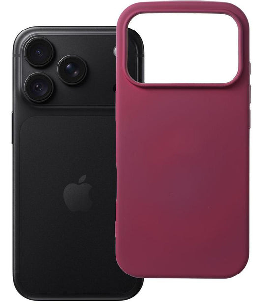 Coque pour Apple iPhone 18 Pro Max / 17 Pro Max, OEM, en silicone, bordeaux