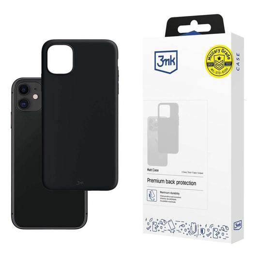 Coque pour Apple iPhone 11, 3MK, Noire Mate