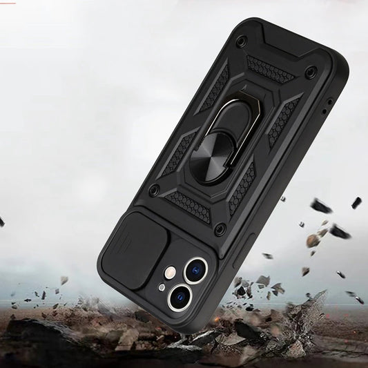 Coque pour Apple iPhone 11, Techsuit, CamShield, Noire