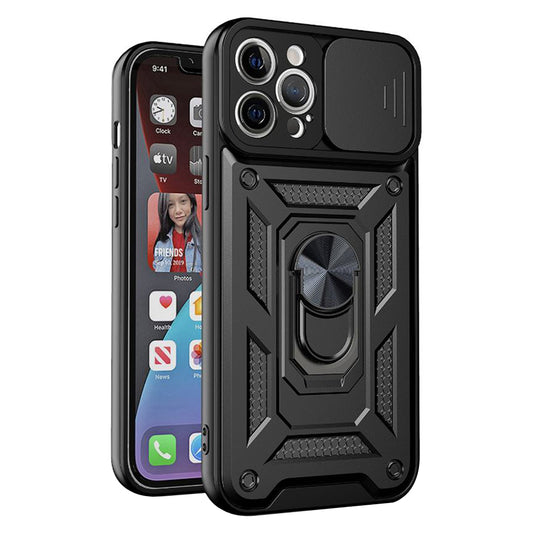 Coque pour Apple iPhone 12 Pro Max, Techsuit, CamShield, Noire