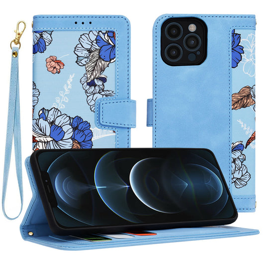 Coque pour Apple iPhone 12 Pro Max, Techsuit, FlipCraft, Bleu