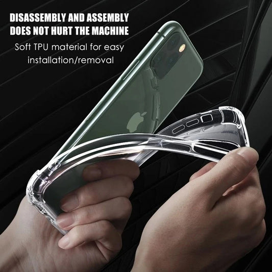 Coque pour Apple iPhone 12 Pro, Techsuit, Anti-choc Claire, Transparente