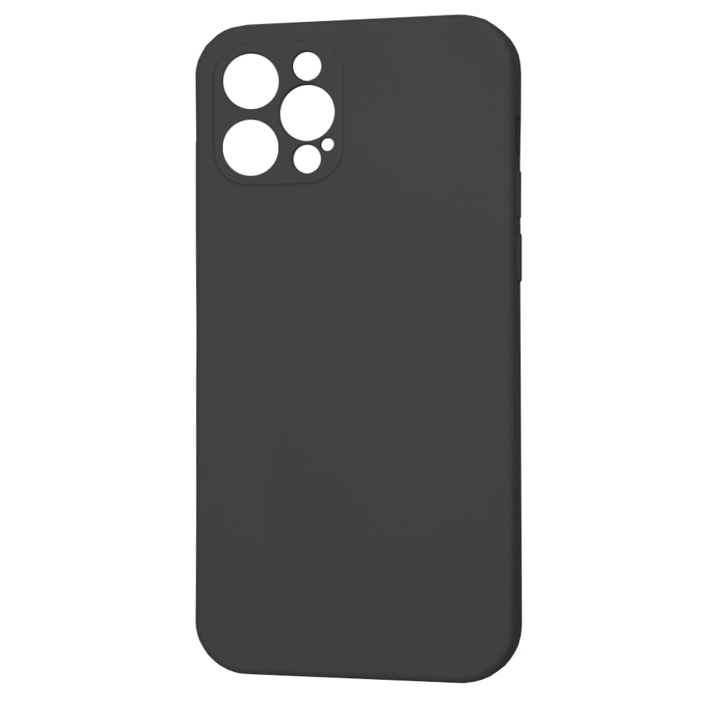 Coque pour Apple iPhone 12 Pro, Techsuit, SoftFlex, Noire